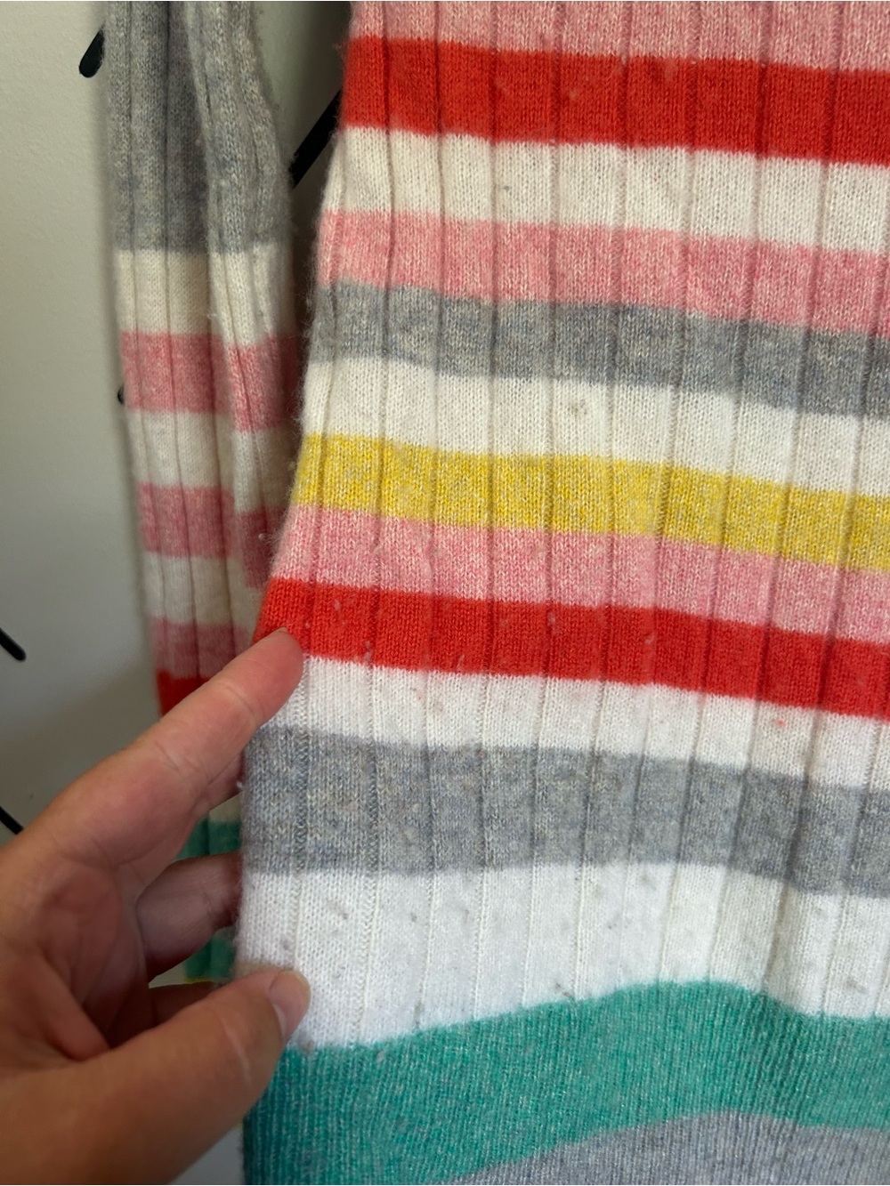 Margaret O'Leary cashmere striped sweater - Picture 7 of 9